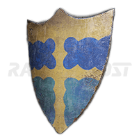 Blue-Gold Kite Shield-image